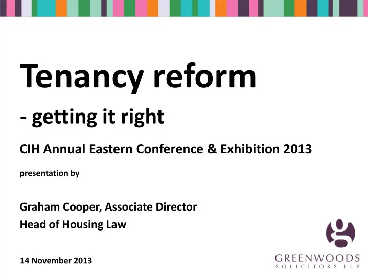 tenancy reform