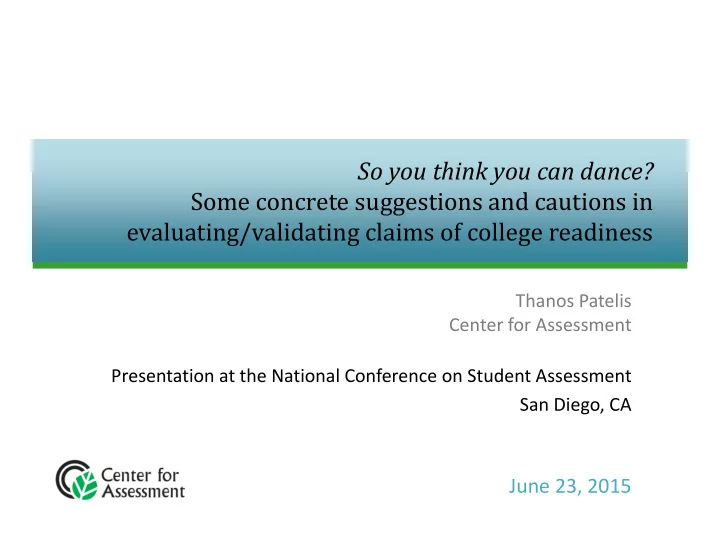 so you think you can dance some concrete suggestions and