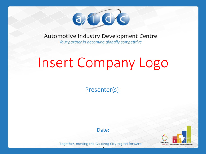 insert company logo