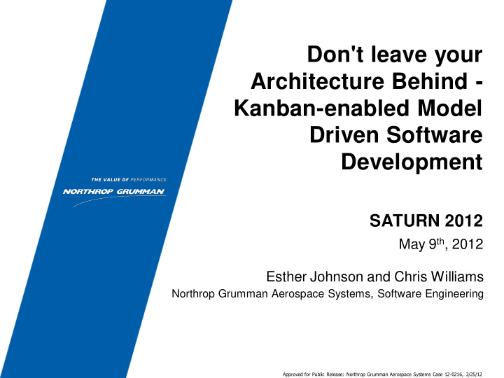 don t leave your architecture behind kanban enabled model