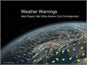 Naming Storms  What will winter 2015/16 bring? Keeping up to date with forecasts Keeping up