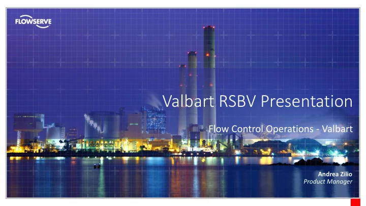 valbart rsbv presentation