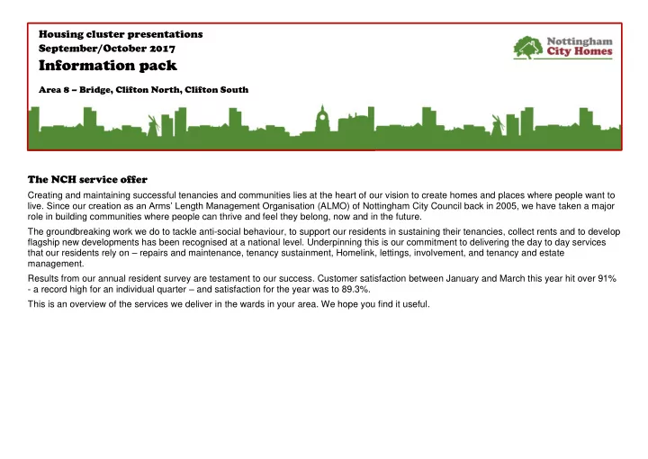 information pack