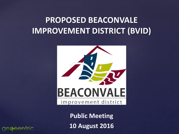proposed beaconvale improvement district bvid
