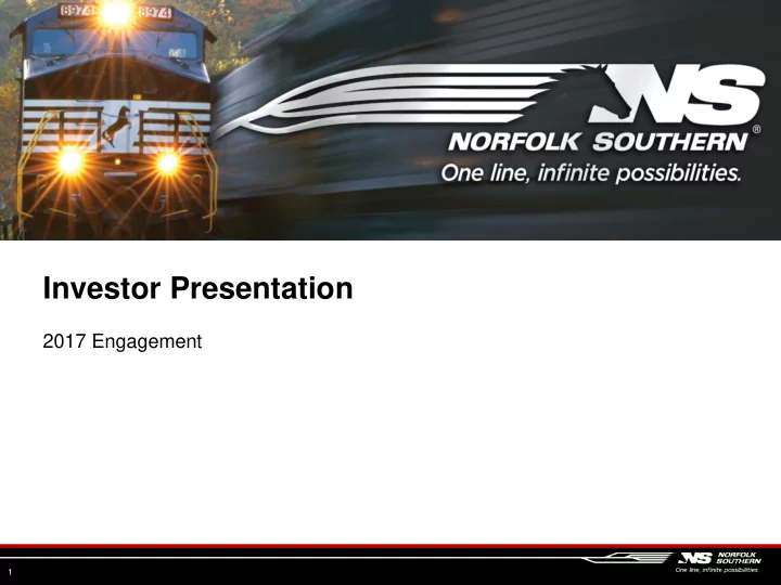 investor presentation