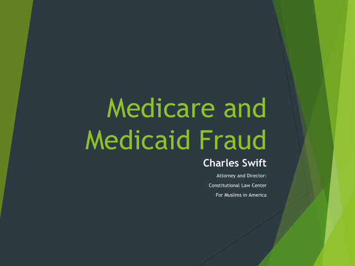 medicare and medicaid fraud