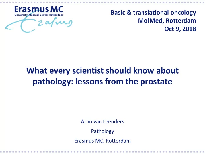 what every scientist should know about pathology lessons