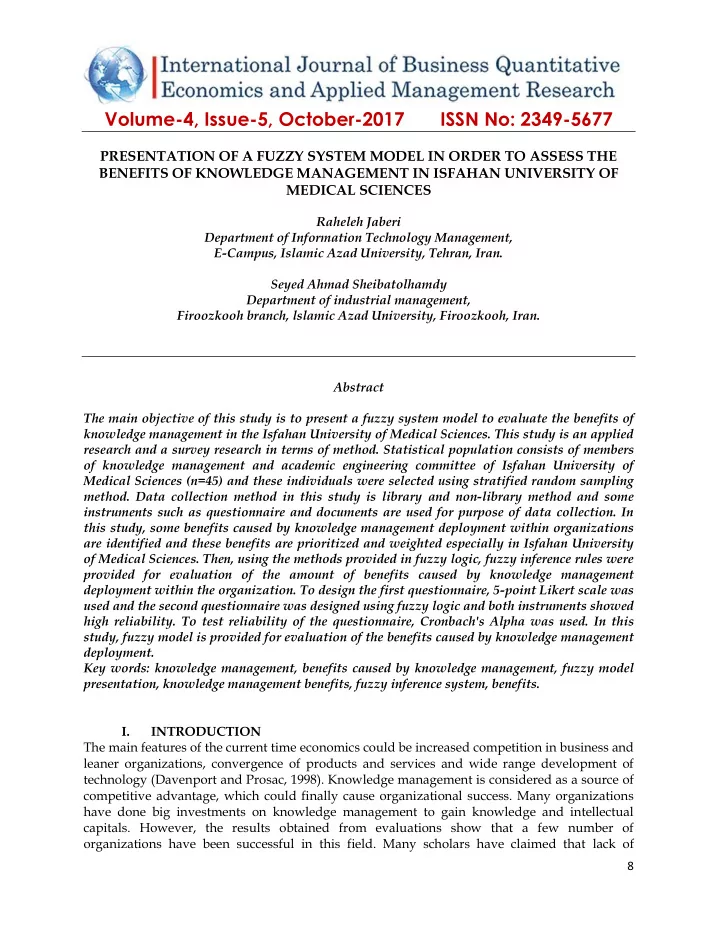 volume 4 issue 5 october 2017 issn no 2349 5677
