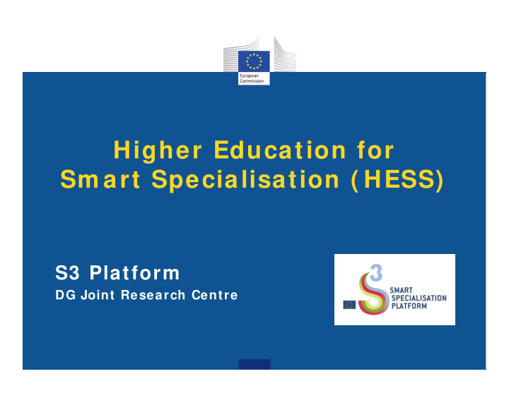 higher education for sm art specialisation hess