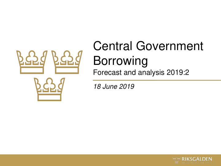 central government borrowing