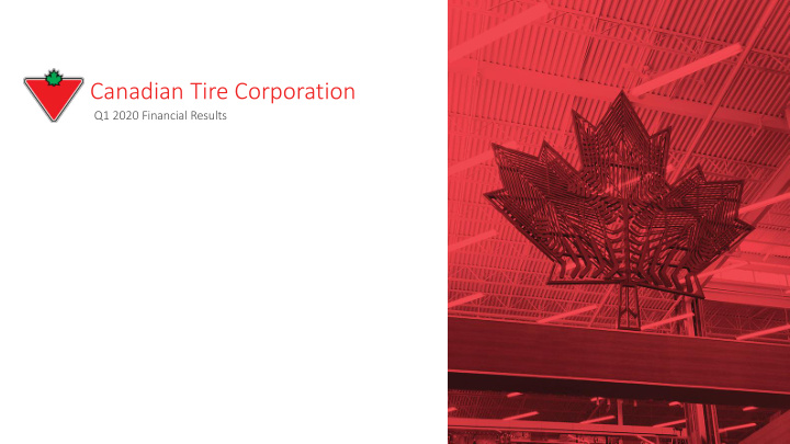 canadian tire corporation