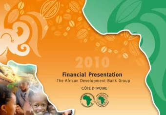 1  Table of Contents  1  Overview of Operating Environment and Operations  2  AfDB Financial