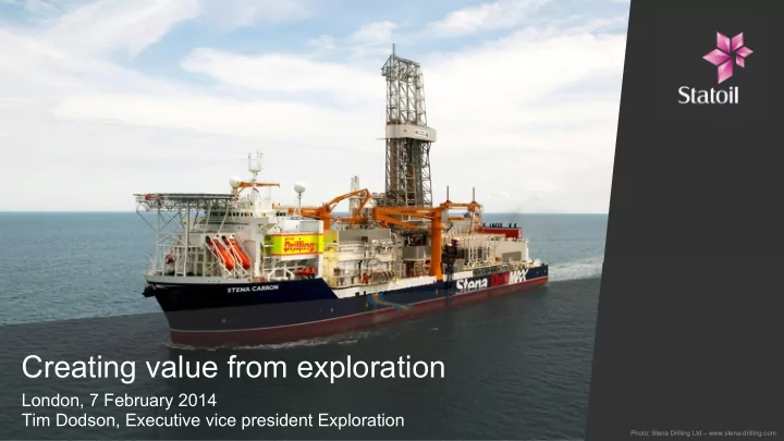 creating value from exploration