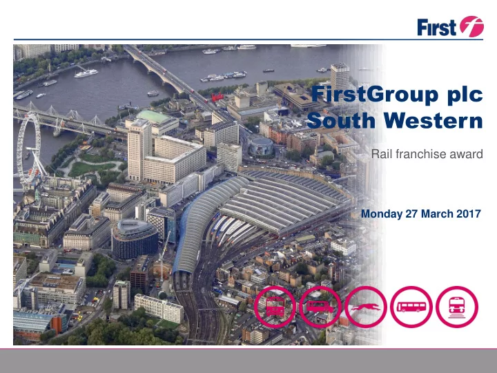 firstgroup plc