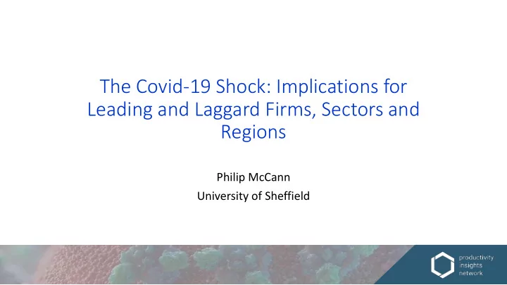 the covid 19 shock implications for