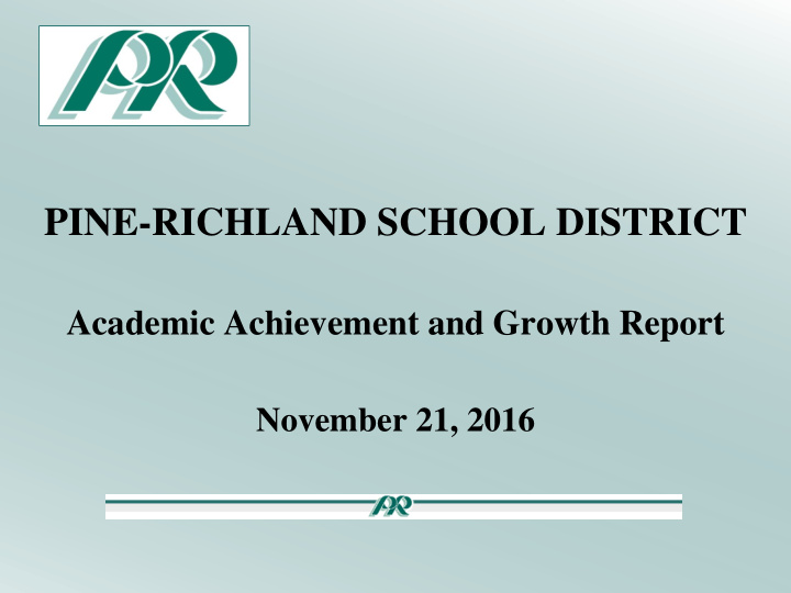 pine richland school district