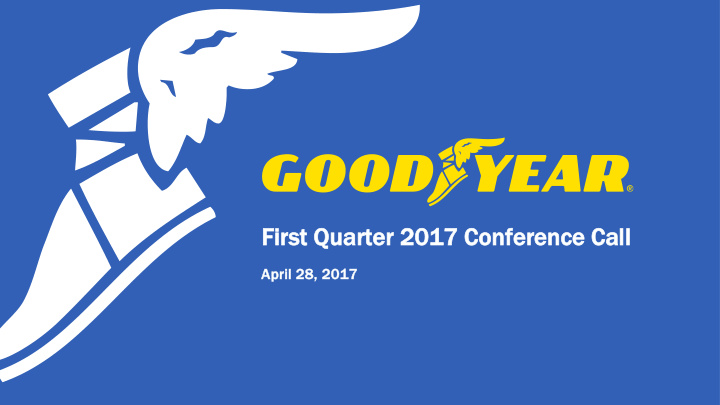 fi first rst qua quarter rter 20 2017 17 co conference