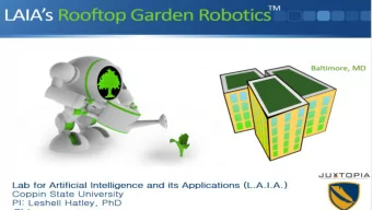 Collaborative Research &amp; Development Project  The Lab for Artificial Intelligence  and its