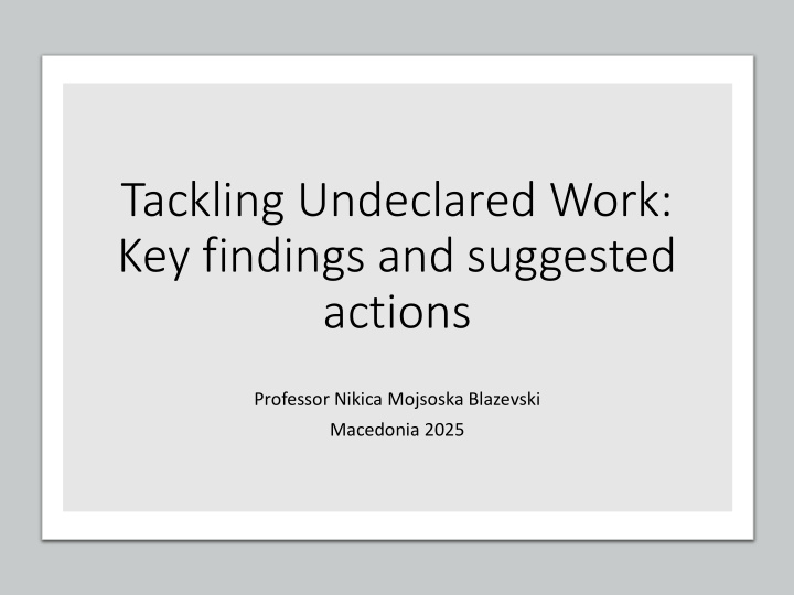 tackling undeclared work key findings and suggested