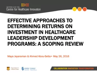 PROG  OGRAM  RAMS:  S: A SC  SCOP  OPING  ING RE  REVI  VIEW  EW  Maya  ya Jeyar  yarama  aman  n