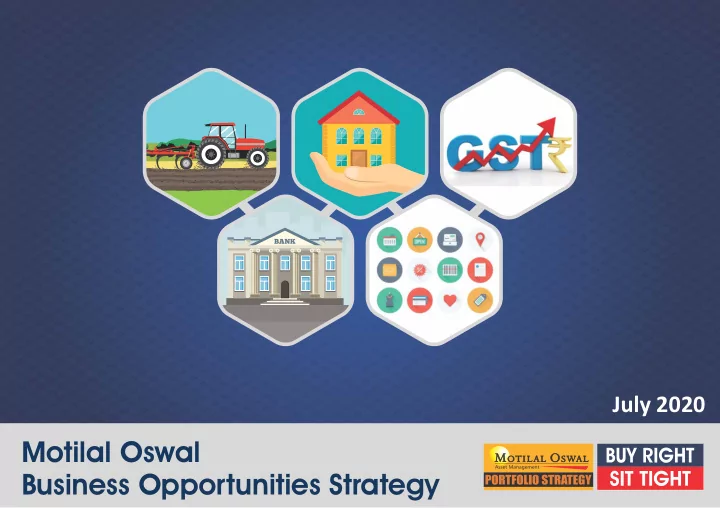 motilal oswal business opportunities strategy