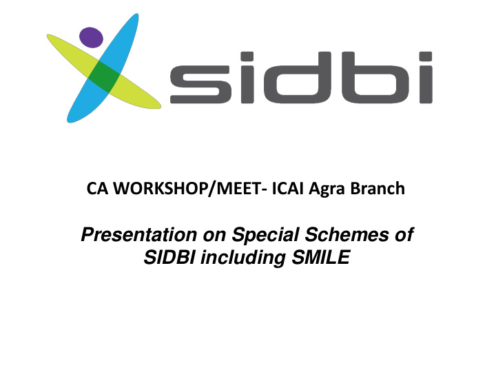 presentation on special schemes of