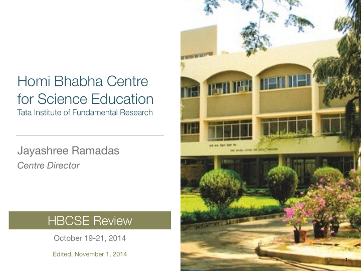 homi bhabha centre for science education