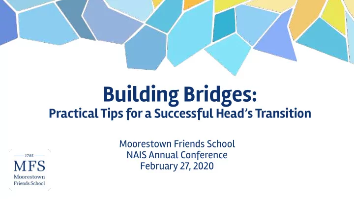 building bridges