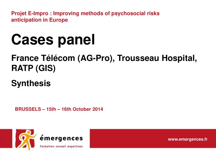 cases panel
