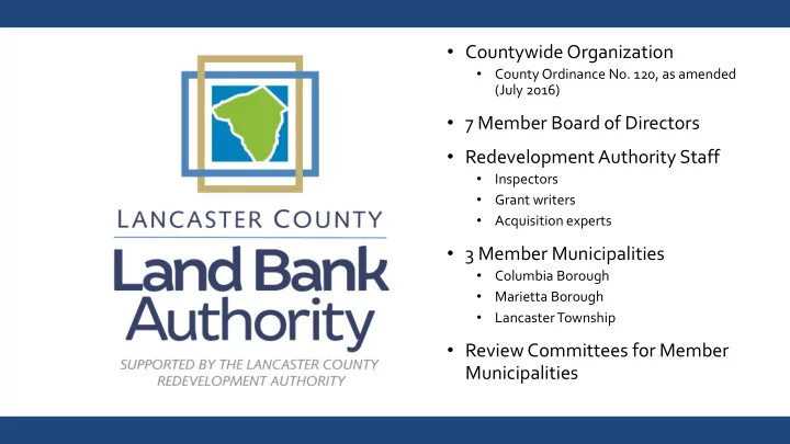 redevelopment authority staff