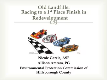 Nicole Garcia, ASP  Allison Amram, PG  Environmental Protection Commission of  Hillsborough