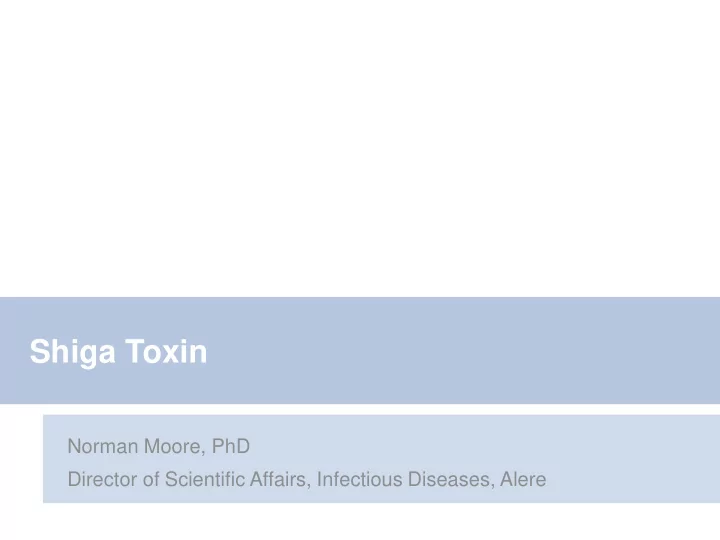shiga toxin