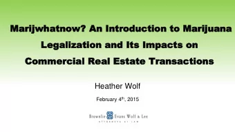 Co  Comme  mmerc  rcial  ial Re  Real  al Es  Esta  tate  te Tr  Tran  ansa  sact  ction  ions