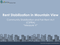 rent stabilization in mountain view
