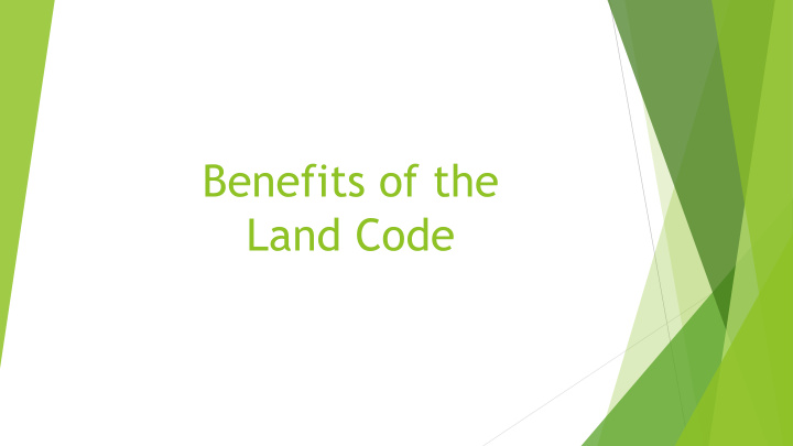 land code