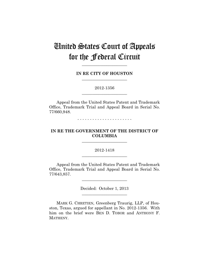 united states court of appeals for the federal circuit