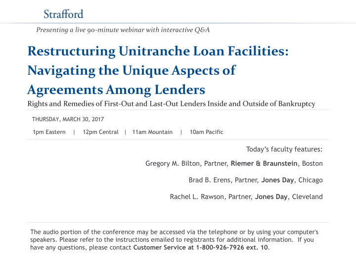 agreements among lenders