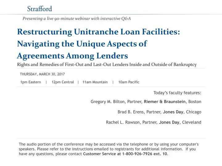 agreements among lenders