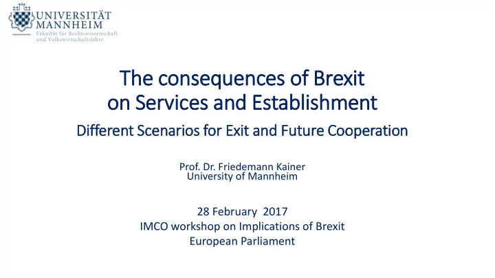 the consequences of brexit