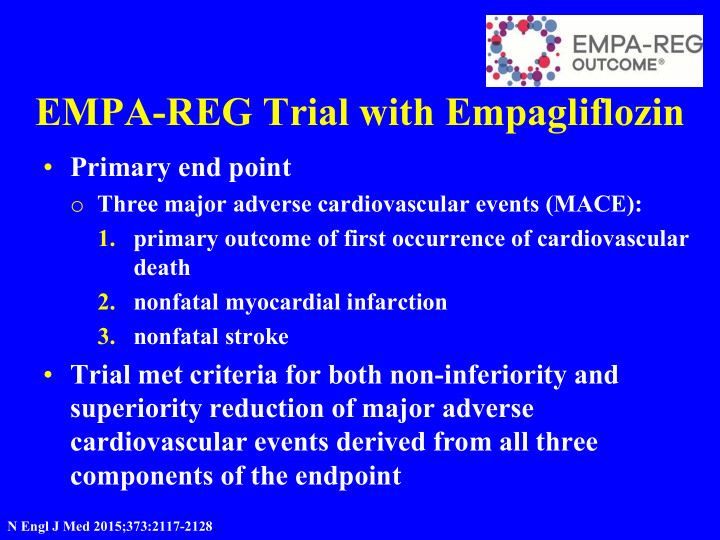 empa reg trial with empagliflozin