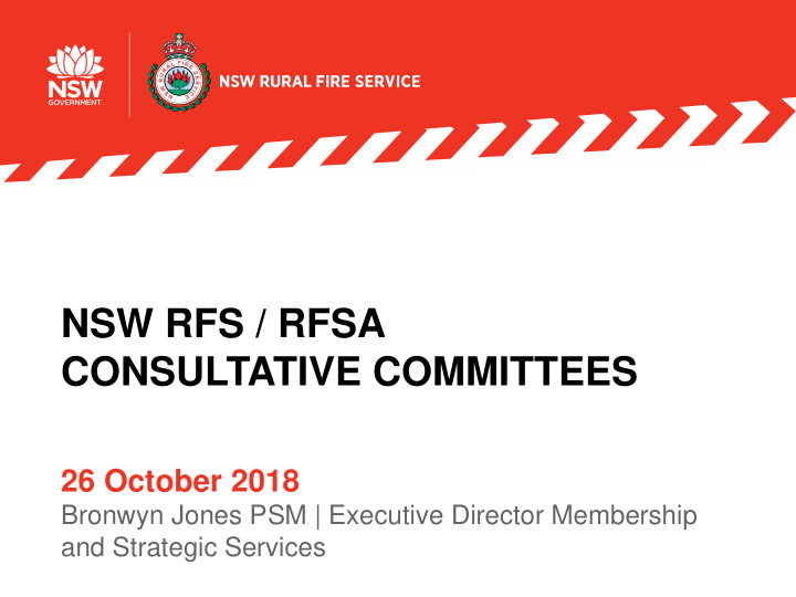 nsw rfs rfsa consultative committees