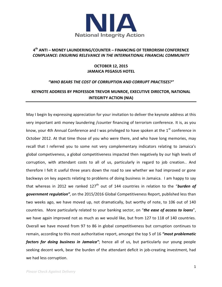 4 th anti money laundering counter financing of terrorism