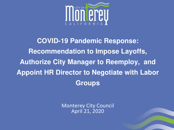 covid 19 pandemic response recommendation to impose
