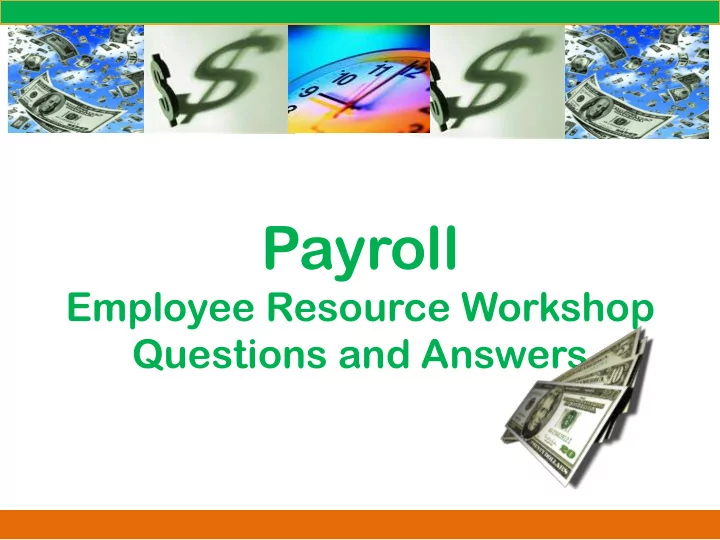 payroll