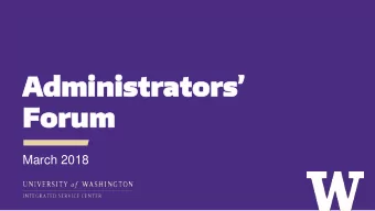 Foru  rum  March 2018  AGE  GENDA  DA &gt; Named Support Contact Update: Kanani  Donaldson &gt;