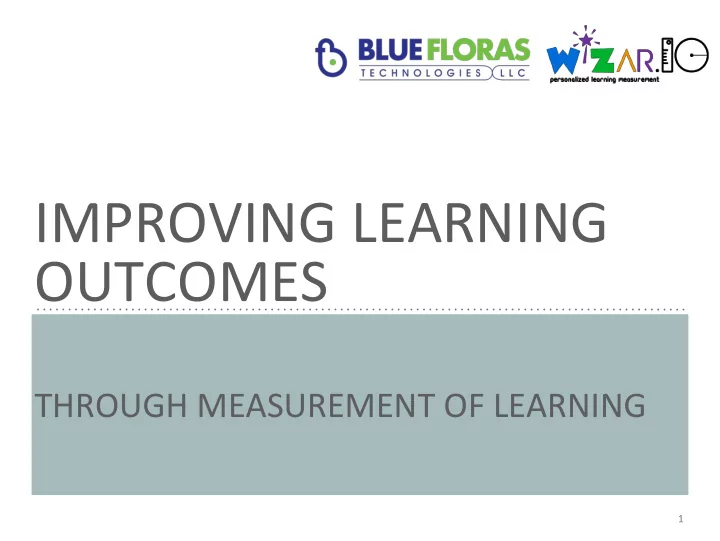 outcomes