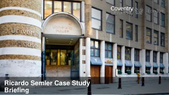 Ricardo Semler Case Study  Briefing  Advance notice:  Leading Change Case Study  Please read the