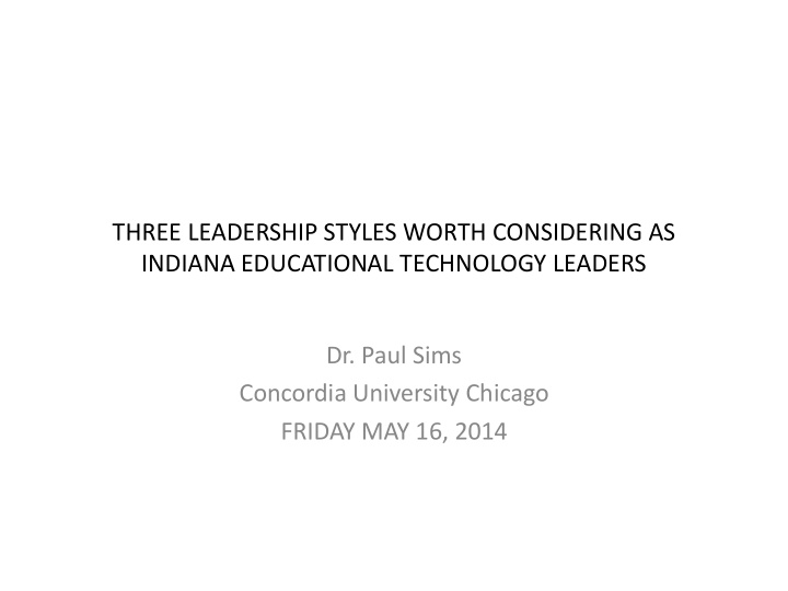 indiana educational technology leaders