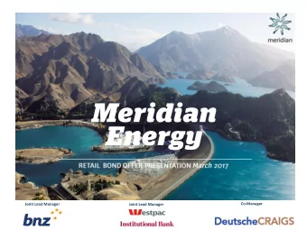 Co-Manager  Joint Lead Manager  Joint Lead Manager