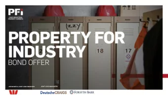 ARRANGER &amp; JOINT LEAD MANAGER  JOINT LEAD MANAGERS  DISCLAIMER This presentation has been